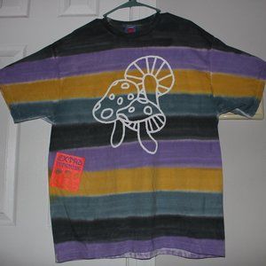 Extra Vitamins Tie Dye Mushrooms T-Shirt Size L